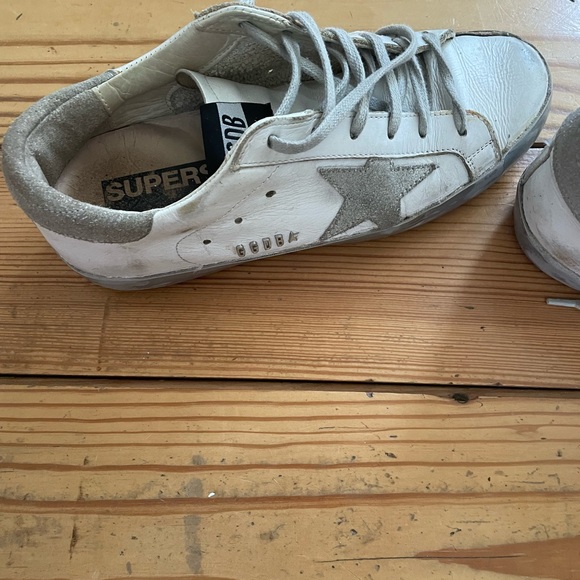 Classic Golden Goose White with Silver. Size 38. - Picture 5 of 8